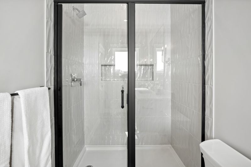 Tile and Glass Shower